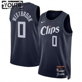 Barn Los Angeles Clippers Tröja Russell Westbrook Nike 2023-24 City Edition Marin Swingman